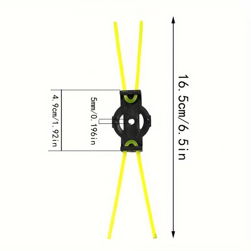 Dây cắt cỏ nylon bền bỉ và đầu cắt không cần tháo rời cho máy cắt cỏ và phụ…