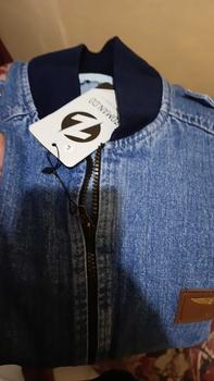 Product Review of Jaket Bomber Jeans Emblem|Jaket Bomber Denim Blitz|Jaket Denim Size M L XL dan XXL|Jaket Jeans Jumbo|Jaket Jeans XXL from w**e 0