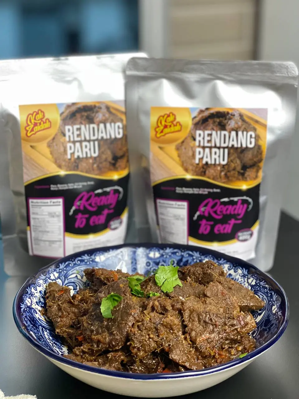 Kak Zaidah Rendeng Paru Ready To Eat Food