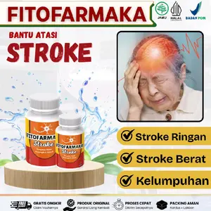 Fitofarmaka Stroke - Bantu Atasi Stroke Ringan Dan Berat Stroke Hemoragik Iskemik Penyumbatan Hipertensi Ampuh Aman Halal BPOM