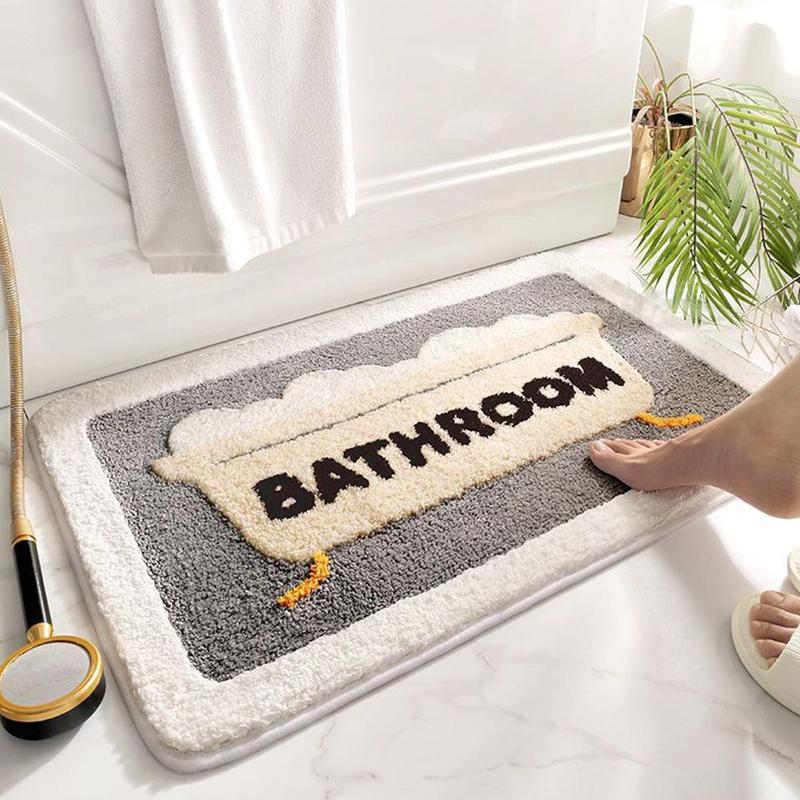 Thảm Sàn Thấm Nước, In Hình Cầu Vồng, Giả Cashmere, Cho Phòng Tắm Và Nhà Bếp, Kích Thước 40 * 60 Cm. / 50 * 80 Cm 6