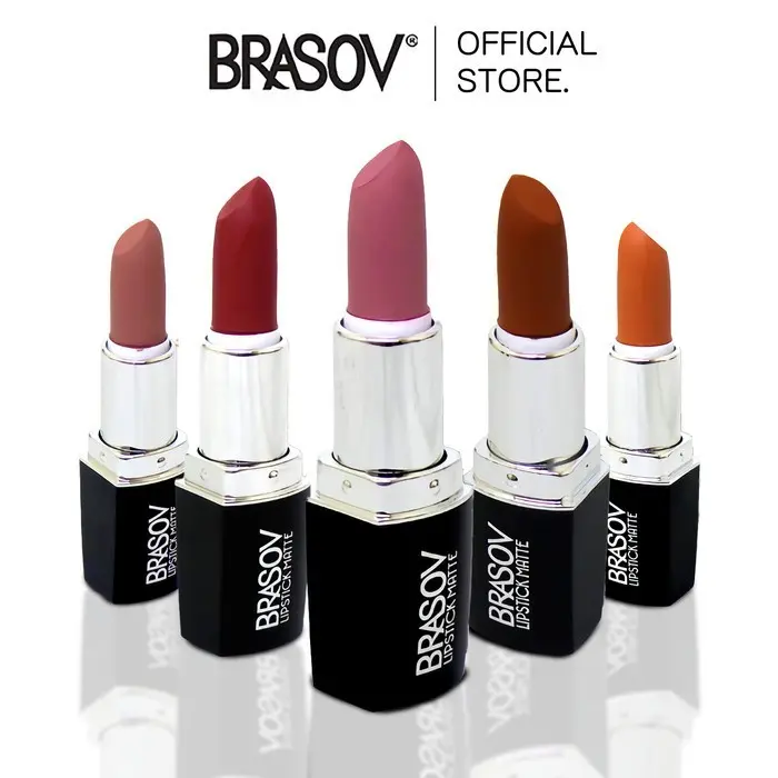 BRASOV Lipstick Matte Lipstik Pigmented BPOM