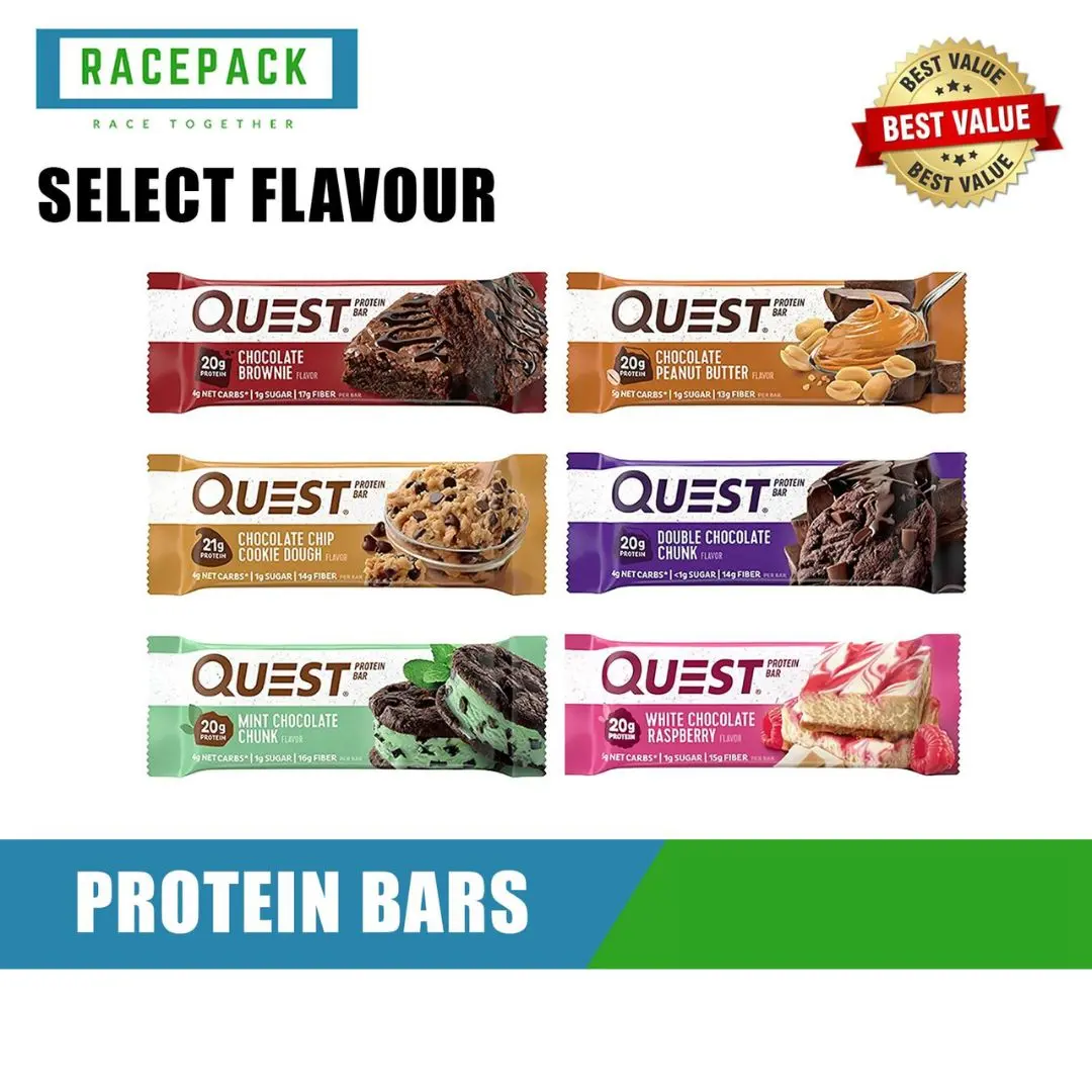Quest Nutrition Protein Bar 6-12 Bar, Snacks, Fitness, Gym, Workout