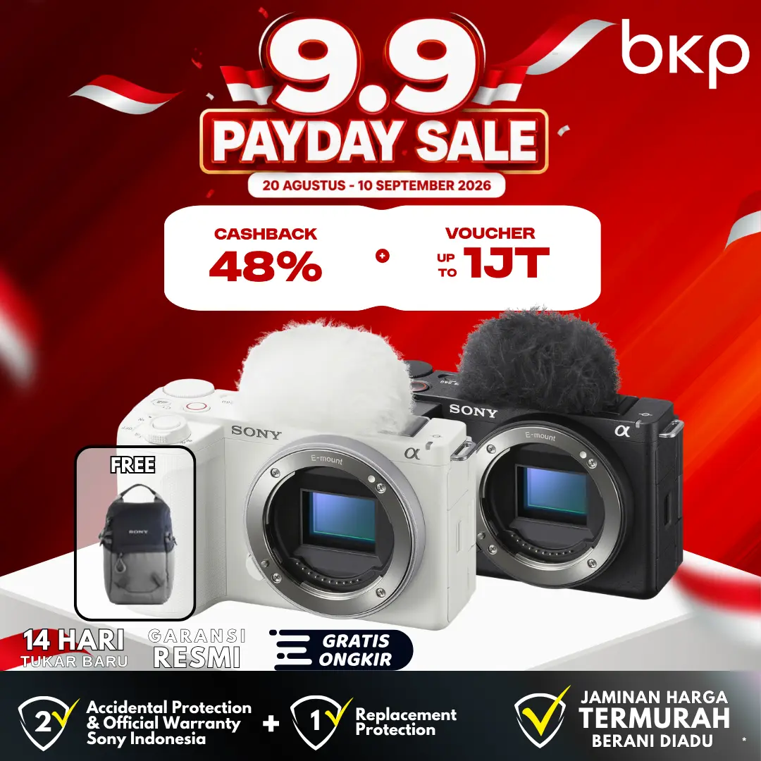Sony ZV E10 II Sony ZVE10 II ZVE10 Mark II Mirrorless Camera Body Only ZV-E10 MK2 Kit 16-50mm GARANSI RESMI