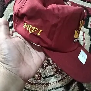 TOPI ANAK SD BORDIR NAMA dengan Desain Burung Garuda dan Nama Pribadi untuk Anak SD Fashion Unik dan Estetis