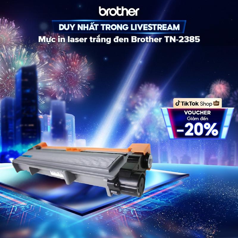 Mực in laser 2,600 trang Brother TN-2385