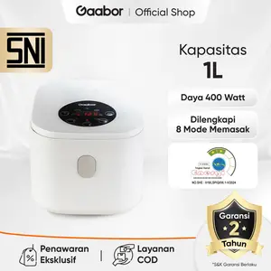 [BEST DEAL] Gaabor Rice Cooker Mejikom Penanak Nasi Serbaguna Kapasitas 1L Magic Com/ GR-S25D