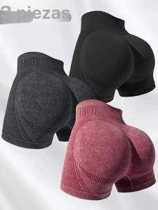 Shorts deportivos sin costuras de cintura alta para mujer, con efecto realce de glúteos estilo “peach bottom”, tejido suave y agradable para la piel, ideales para correr, fitness, yoga y uso diario, disponibles en varios colores