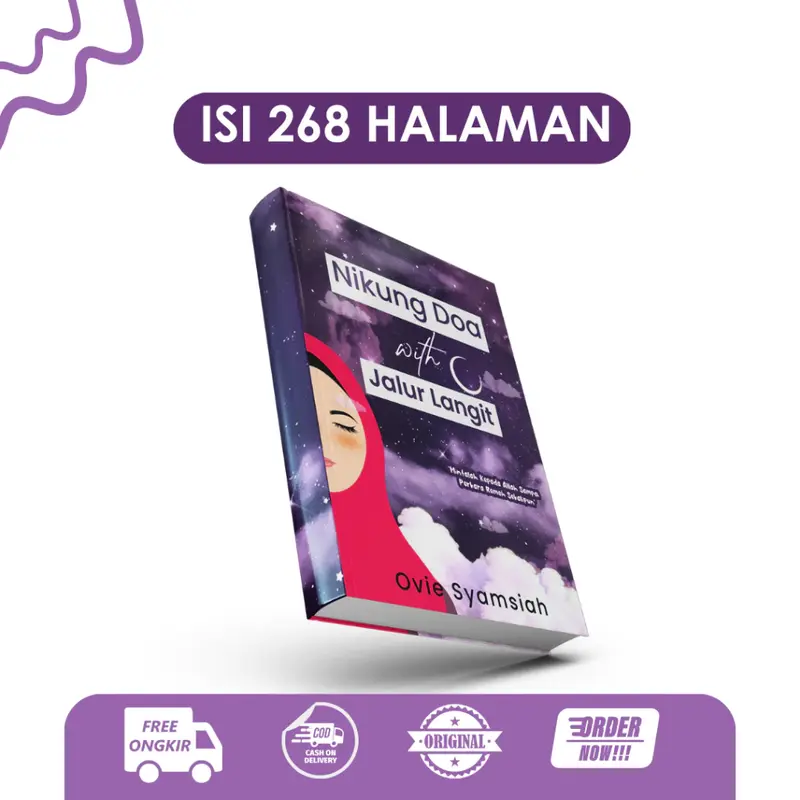 BUKU NIKUNG DOA DENGAN JALUR LANGIT ORIGINAL BY OVIE SYAMSIAH GRATIS ONGKIR 4