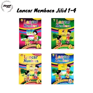 Lancar Membaca Jilid 1-4 - 1 Set Lancar Memmbaca