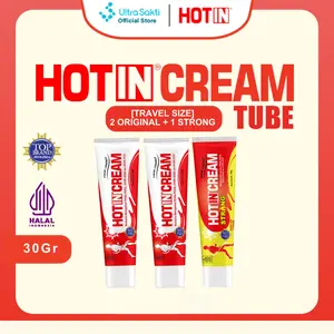 [TRAVEL SIZE]  2 HOTIN TUBE ORIGINAL + 1 STRONG TUBE 30 Gr