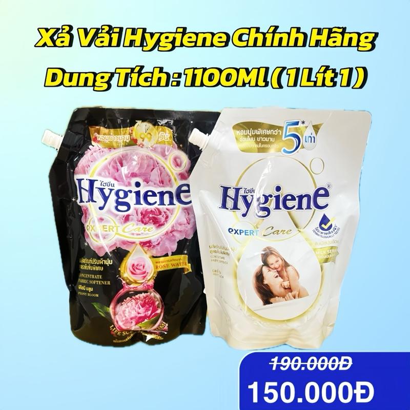 [ COMBO 2 TÚI - NƯỚC XẢ ] Nước Xả Vải Hygiene Expertcare, Dung Tích ( 1100ML ) Giúp Vải Mềm Mại