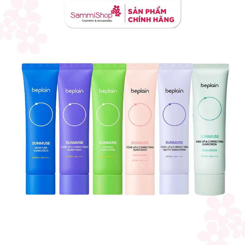 Tun Phạm x Sammi Beplain Kem chống nắng Sunmuse 50ml 4 màu LP