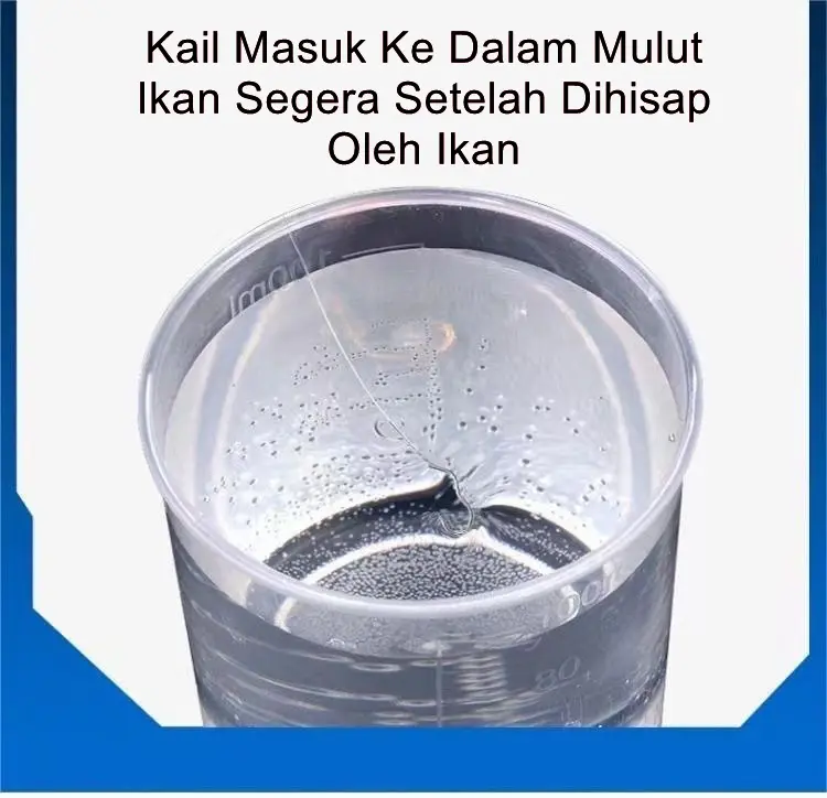Bingolife Kail Pancing Membalik Otomatis 20 Buah/Pak Kail Pancing Anti Mocel Untuk Ikan Mas Semah Ikan Nila Kail Pancing Kuat Tajam Galatama Ikan Wader Automatic Flipping Fishhook 6