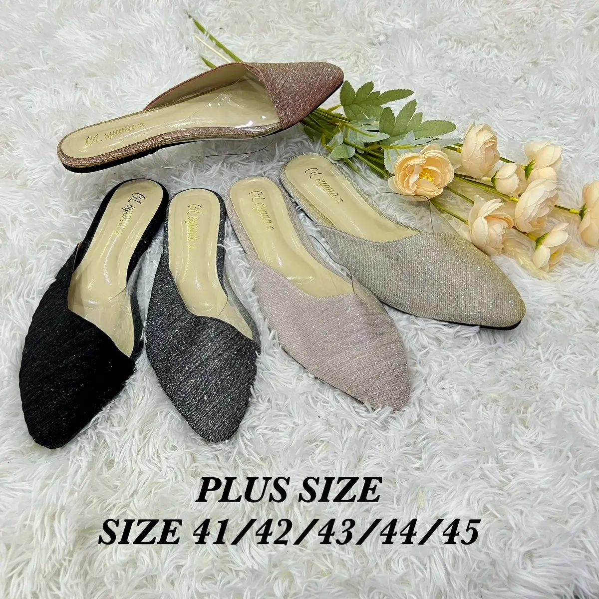 FLAT SANDALS - PLUS SIZE - CODE 63