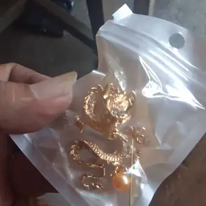 Bros Jas Wanita Fashion Bros Naga Kristal Pin Jas Pria Wanita Bross Hijab Naga Bola Kuning Lapel Pin Bros Jas Wanita