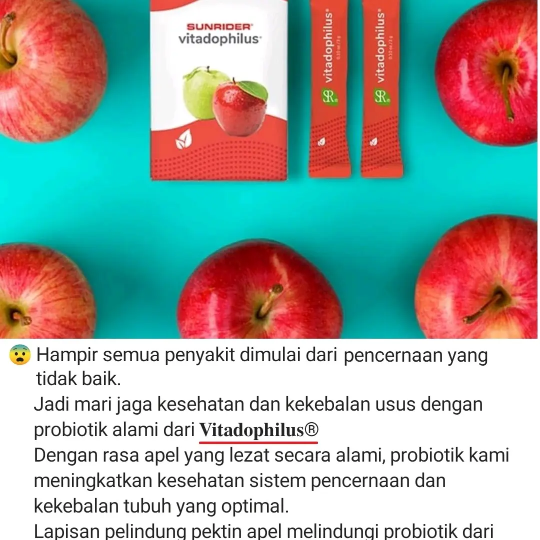 Vitadophilus Probiotik Mendukung Kesehatan Usus Anda