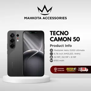TECNO CAMON 50 CN5 8GB/256GB & 12GB/256GB GARANSI RESMI - SMARTPHON/PONSEL