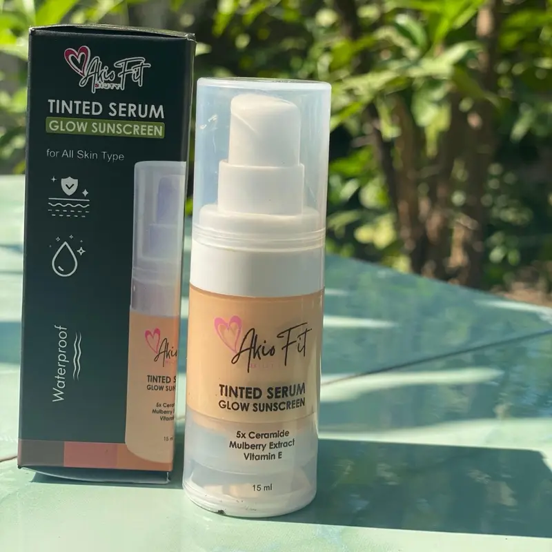 Akiofit Biuty Tinted Serum Glow Sunscreen Facial Pencerah Wajah 3