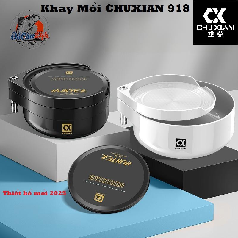 Khay Đựng Mồi CHUIXIAN 918 Khay Mồi Câu Cá ABS Thể Tích Lớn Khay Bát Trộn Mồi Hàng Cao Cấp Bản 2025
