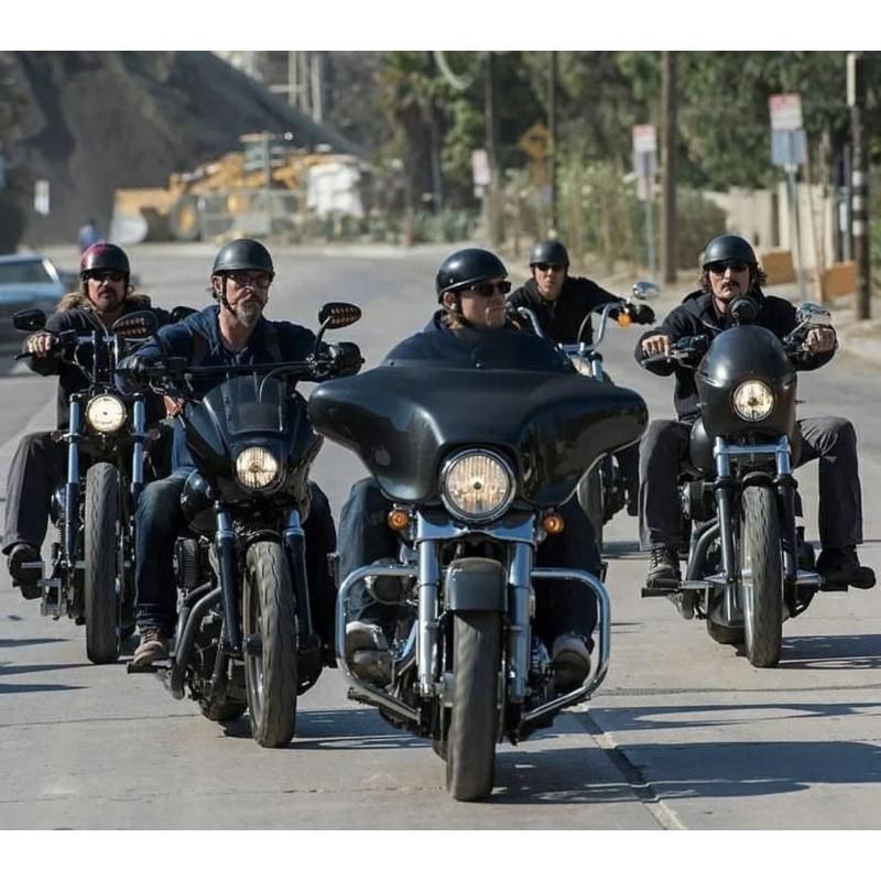 Helm Sepeda Motor Harley Davidson HDCI Helm Chip Helm Retro Classic Helm Batok Triumph Royal Enfield Vespa Classic Helm Half helmet Harley Retro Helmet 4
