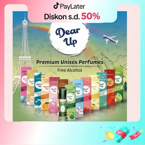 Dear Up Parfum Roll On 6 ml BPOM non Alkohol Greentea Lemon Perfume