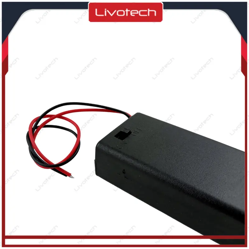READY STOCK Tempat Baterai 2x AA Cover Saklar ON / OFF Seri Double Battery Holder 1