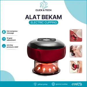 C&T Alat Bekam Elektrik 5 in 1 – Electric Cupping Massage / Pemijat Bekam Vakum Terapi Magnet