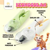 Gambar Hobilic Gunting Kuku Kucing LED Potong Kuku Anjing Kucing Kelinci Hewan Pet Nail Clipper + Kikiran - Model II Hijau dari Hobilic Kota Administrasi Jakarta Pusat 3 Tokopedia