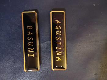 Product Review of Name tag nama dada/Nametag/papan nama dada/nama dada/peniti/magnet resin from D**a 2