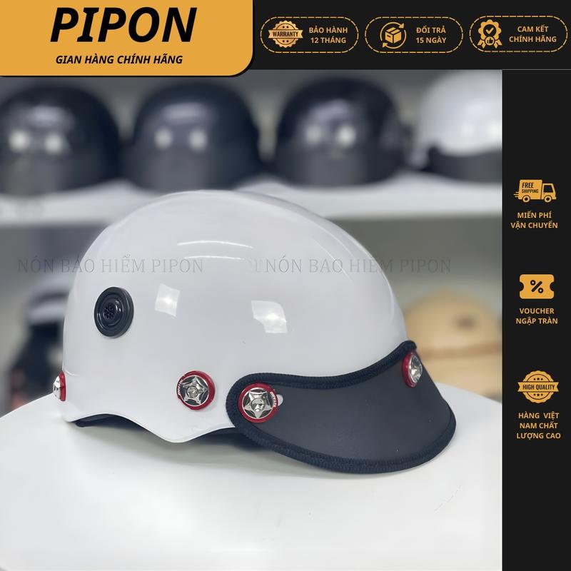  Mũ bảo hiểm ốc titan salaya TẶNG TEM BIKER đã kiểm định an toàn giao thông  nón hiểm nửa đầu ốc titan salaya 