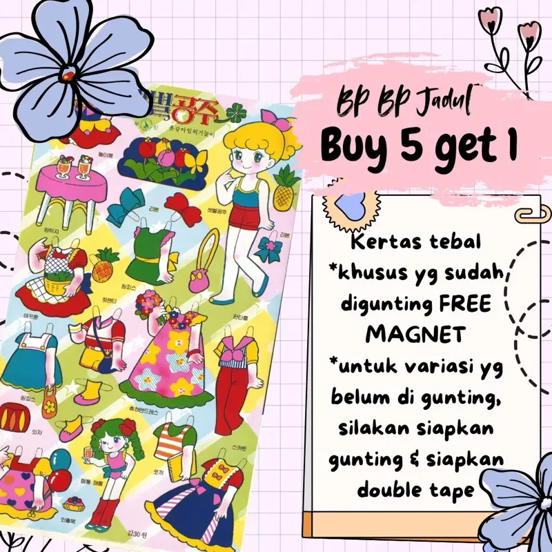 PAPERDOLL BP BPAN PAPER DOLL ORANG ORANGAN KERTAS MAINAN KERTAS BEPE BEPEAN KERTAS 8
