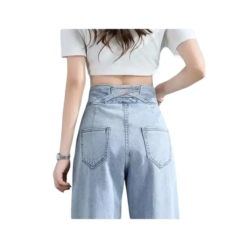 Kulot Jeans J23 Highwaist - Stylish dengan Belakang Silang
