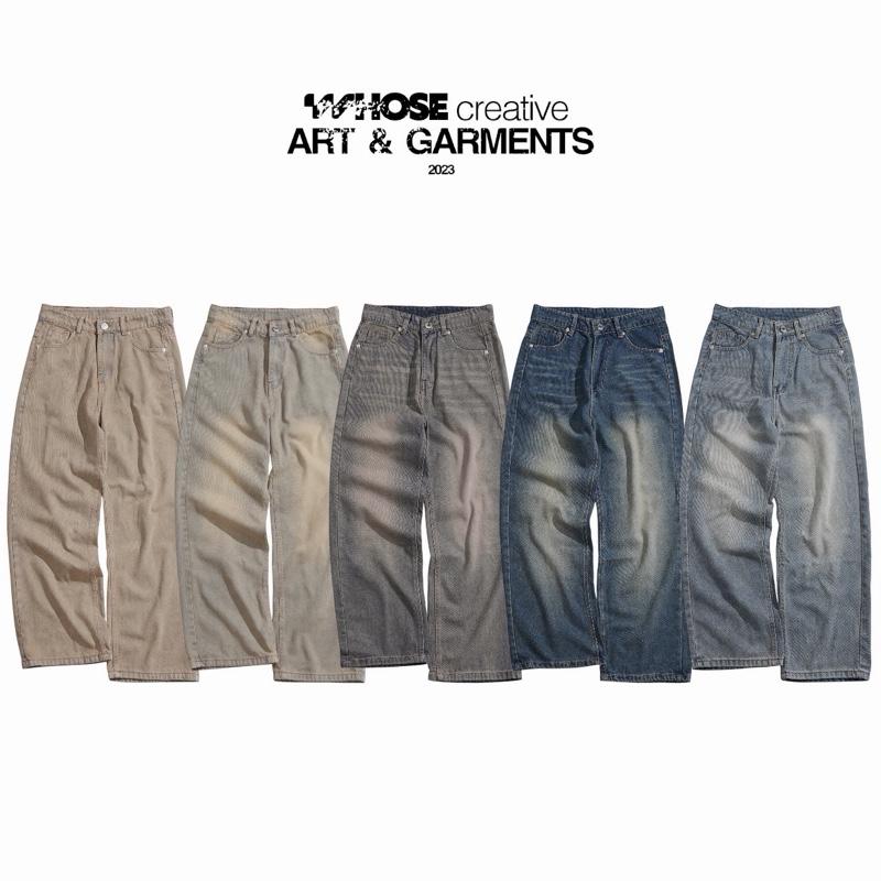 7 MÀU MỚI WIDE STRAIGHT JEANS WHOSE - Quần jeans ống đứng Whose Studio