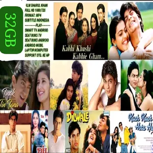 flashdisk 32gb koleksi mp4 Shahrukh khan Hollywood pilihan