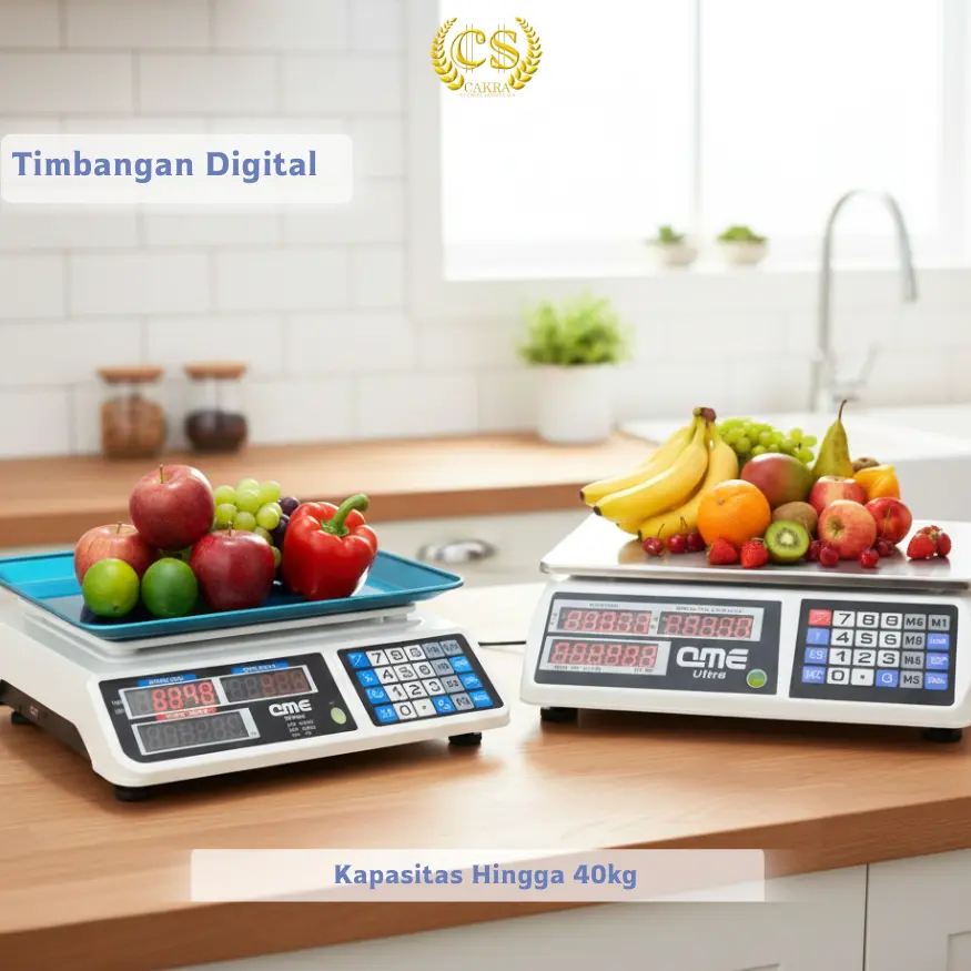 Timbangan Buah Digital Scale Double Computing 40kg