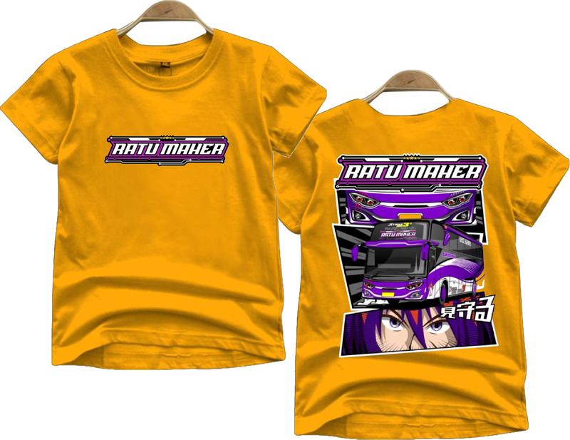 Kaos anak laki laki gambar bus ratu maher baju kaos anak murah usia 2-10 tahun bahan katun 1