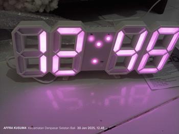 Product Review of Jam Dinding Digital LED 3D Modern/ Jam Dinding Digital / Jam Dinding LED / Jam Dinding Estetik / Jam Meja Led Digital + SUHU / Jam Meja Led from 𝔸**𝗮 𝕂**a 𝔼** 0