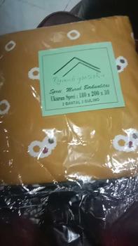 Product Review of SPREI DOBEL KARET ANTI GESER UKURAN KOMPLIT SPREI MOTIF JUMPUTAN SOLO//SPREI JUMPUTAN BEST SELLER/SPREI BATIK JADUL from h** t**😜 0