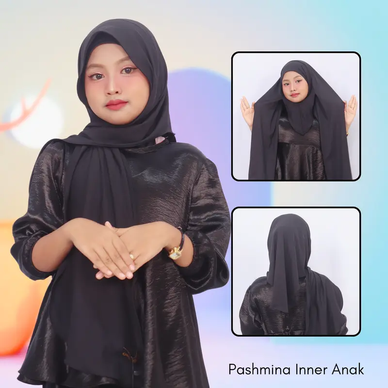 ALQIA Hijab // Pashmina Instan Inner Anak Remaja 7-10 Tahun 6