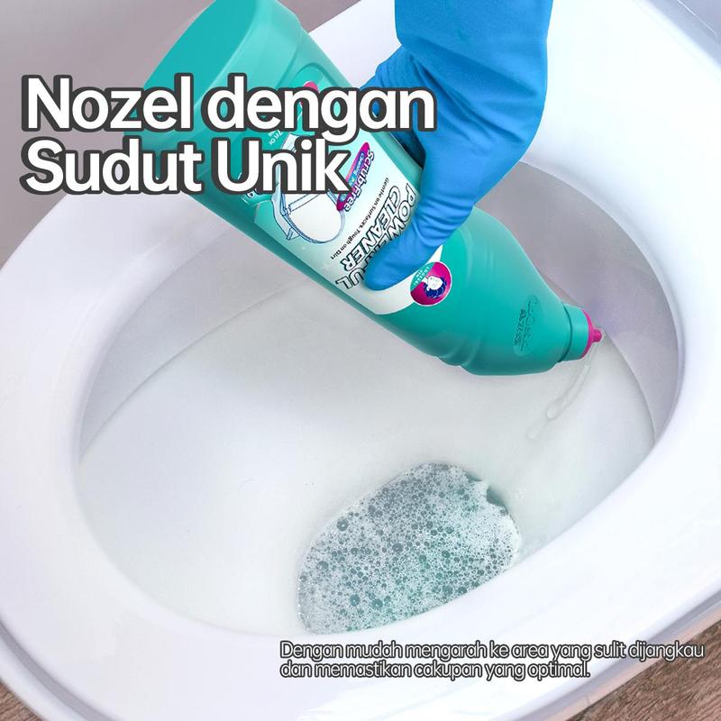 【inemjogja X Logeski】Logeski pembersih kerak wc Toilet Bowl Cleaner memiliki daya pembersihan yang tinggi. Tidak perlu menggosok dengan keras. Membersihkan toilet, mendisinfeksi dan membersihkan 99,9% 4