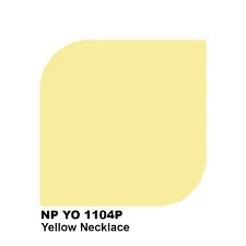 YO 1104P YELLOW NECKLACE
