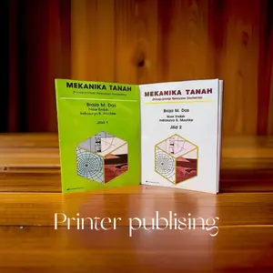 Paket 2 buku Mekanika tanah jilid 1 dan 2 - Braja M Das