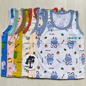 (3pc) Singlet kaos kaus anak MOM'S GIFT full print karakter Fashion