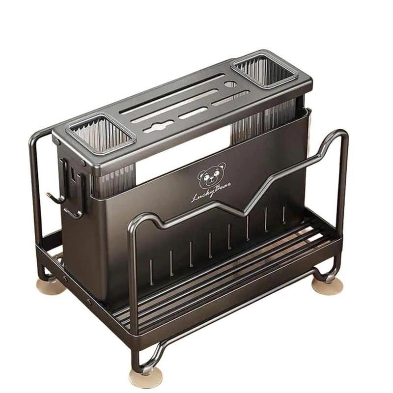 TK Kitchen Giá Gài Dao Thớt Kệ Để Đồ Nhà Bếp Tiện Lợi Thép Carbon Phong Cách…