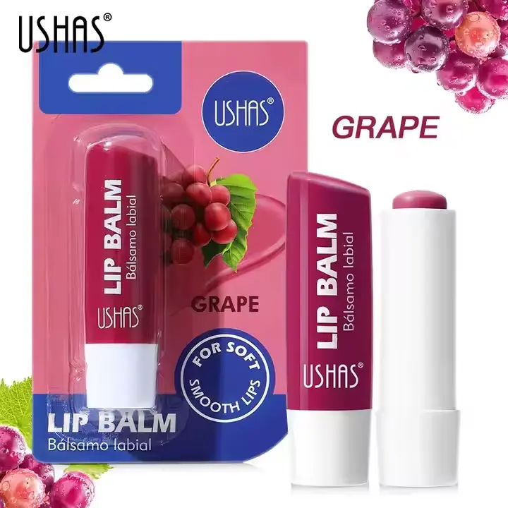Ushas Lip Balm Strawberry / Grape 4.2 g