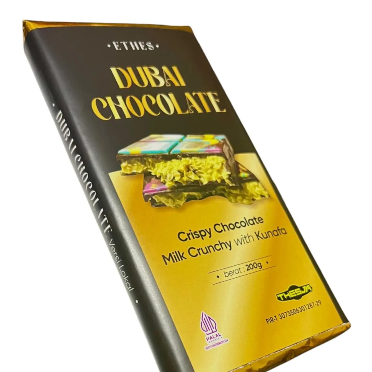 ETHES DUBAI CHOCOLATE KUNAFA 200GRAM coklat viral chocolates hampers valentine 2025