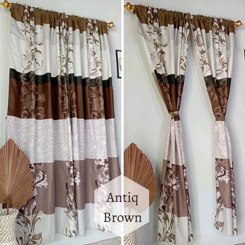 GORDEN SERUT JENDELA DAN PINTU BAHAN KATUN PAKET HEMAT ISI 5 PCS KAIN JENDELA Tali Katun Elegant Curtain 3