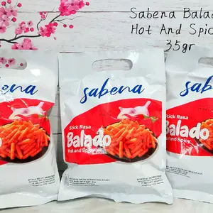 STICK SABENA VIRAL Rasa Balado Hot And Spicy 35 gr 1 Dus isi 40 Pcs enak renyah dan mantap Exp aman
