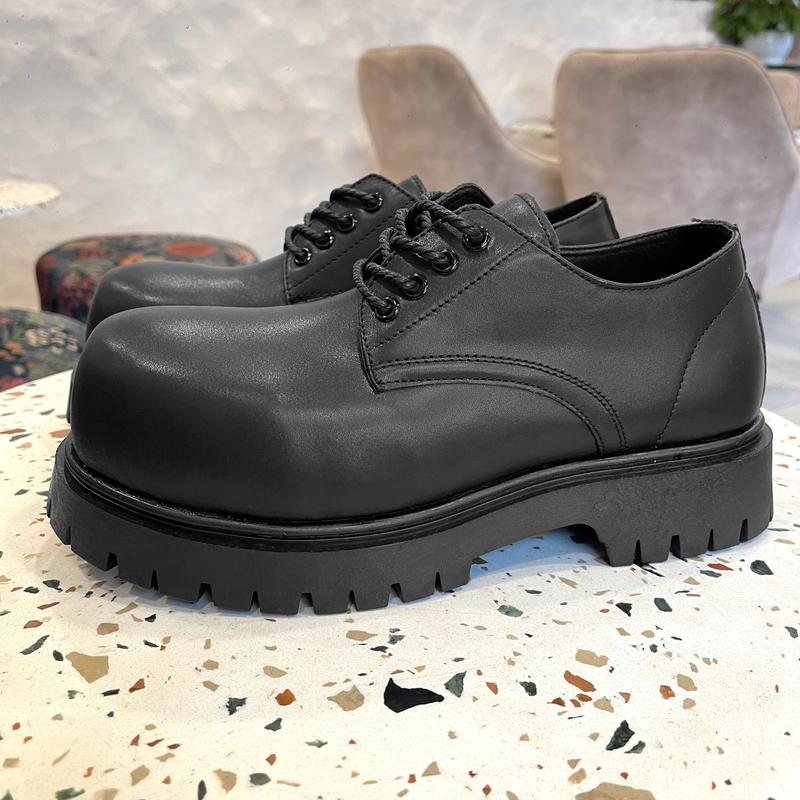  giày derby chunky mũi cao 6cm g1326 thời trang inichi 